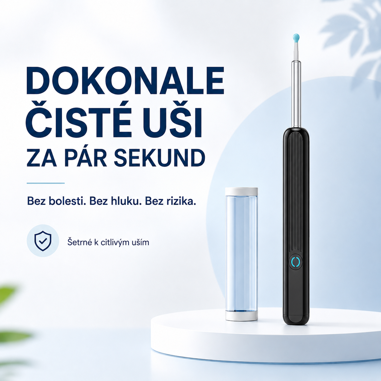 ClearEar – Chytrý čistič uší s HD kamerou