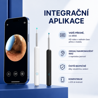 ClearEar – Chytrý čistič uší s HD kamerou
